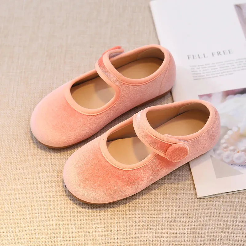 Anna Velvet Ballet Flats