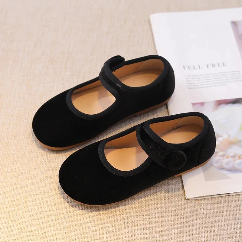 Anna Velvet Ballet Flats