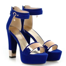 Back Strap High Heel Sandals