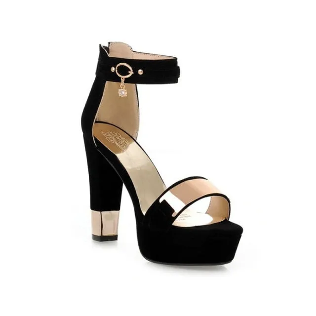 Back Strap High Heel Sandals