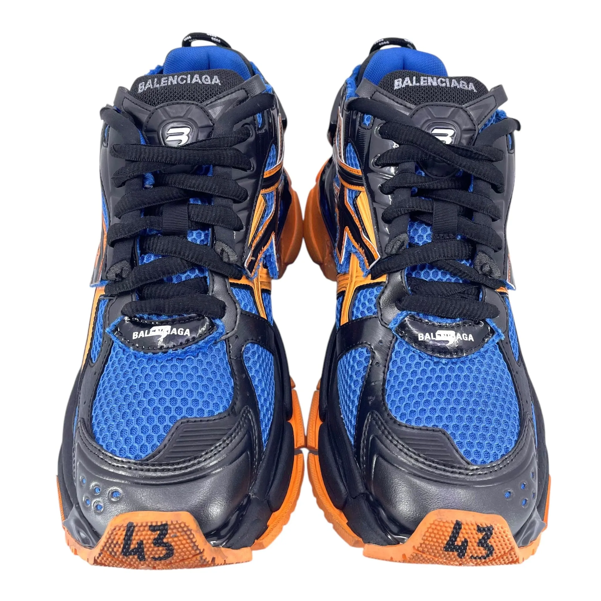 Balenciaga Runner Sneaker Blue Orange Black