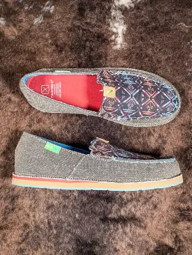 Banshee Twisted X Slip - On Loafer - Eco Dust & Blue Aztec