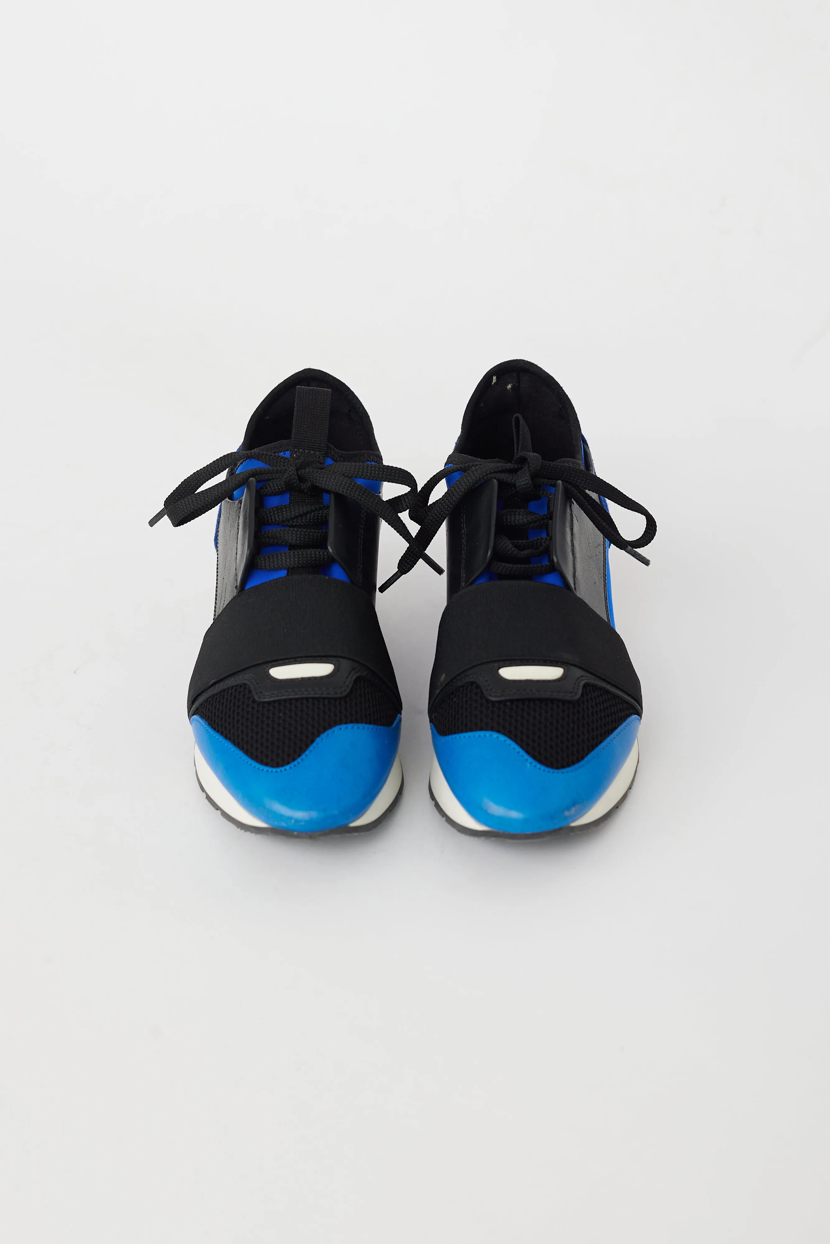 Blue & Multi Race Runner Sneaker