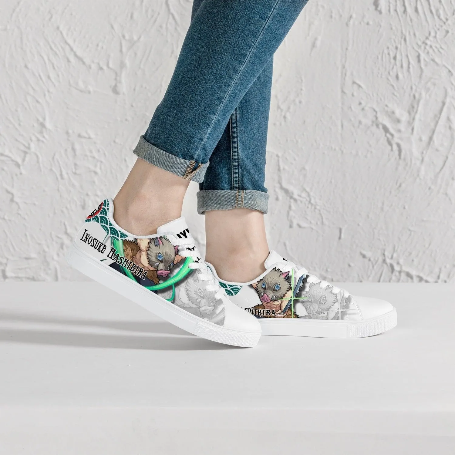 Demon Slayer Inosuke Hashibira Skate Anime Shoes