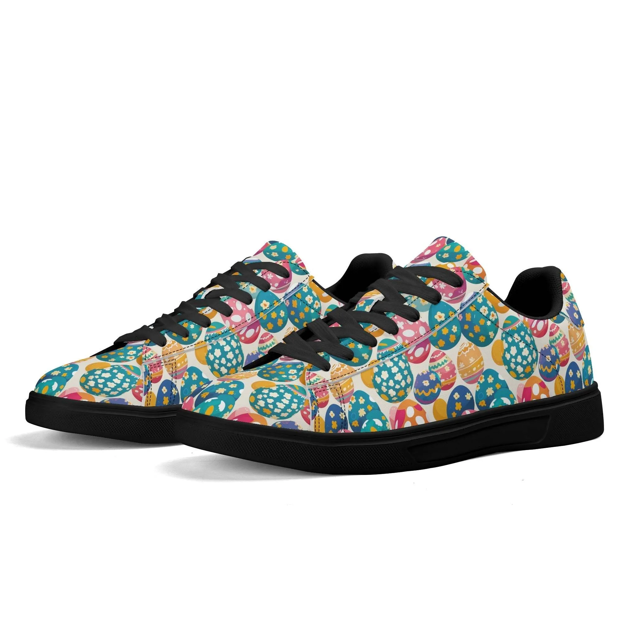 Festive Egg Adult Lightweight Brand Low Top Leather Shoes
