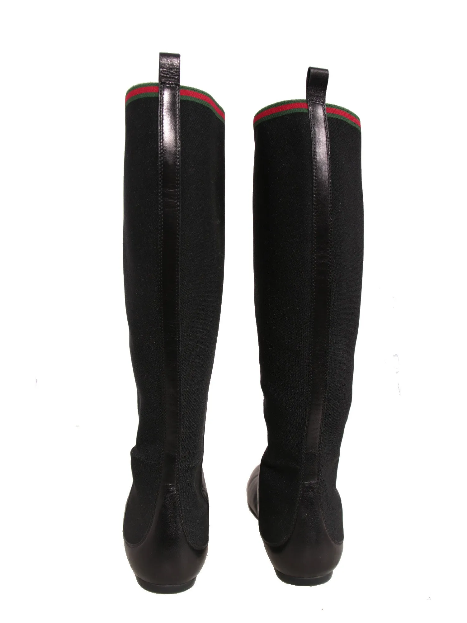 Flat Leather Boots