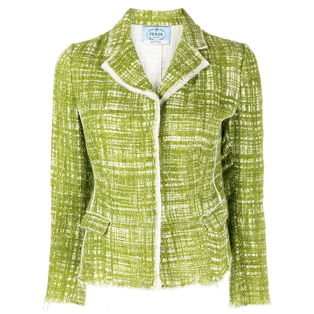Green Tweed Blazer