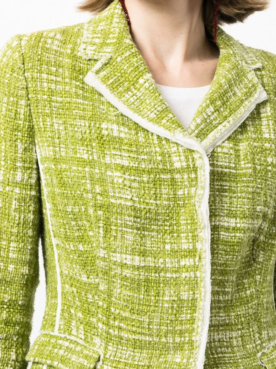 Green Tweed Blazer
