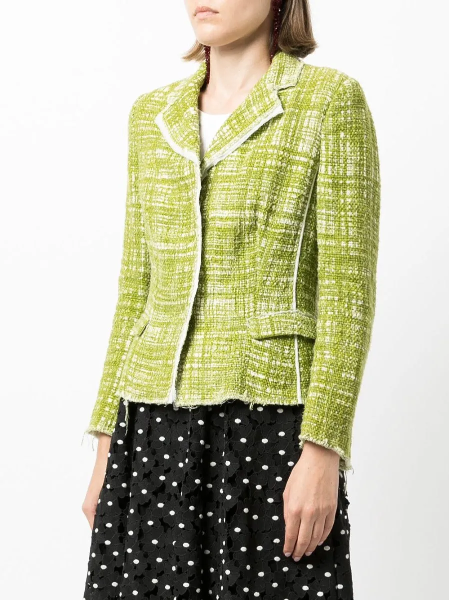 Green Tweed Blazer