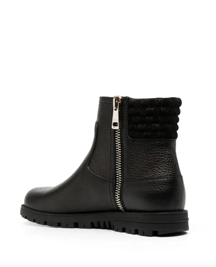 Gucci leather ankle boots