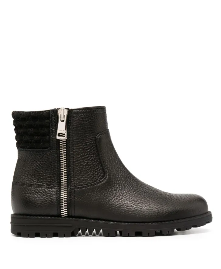 Gucci leather ankle boots