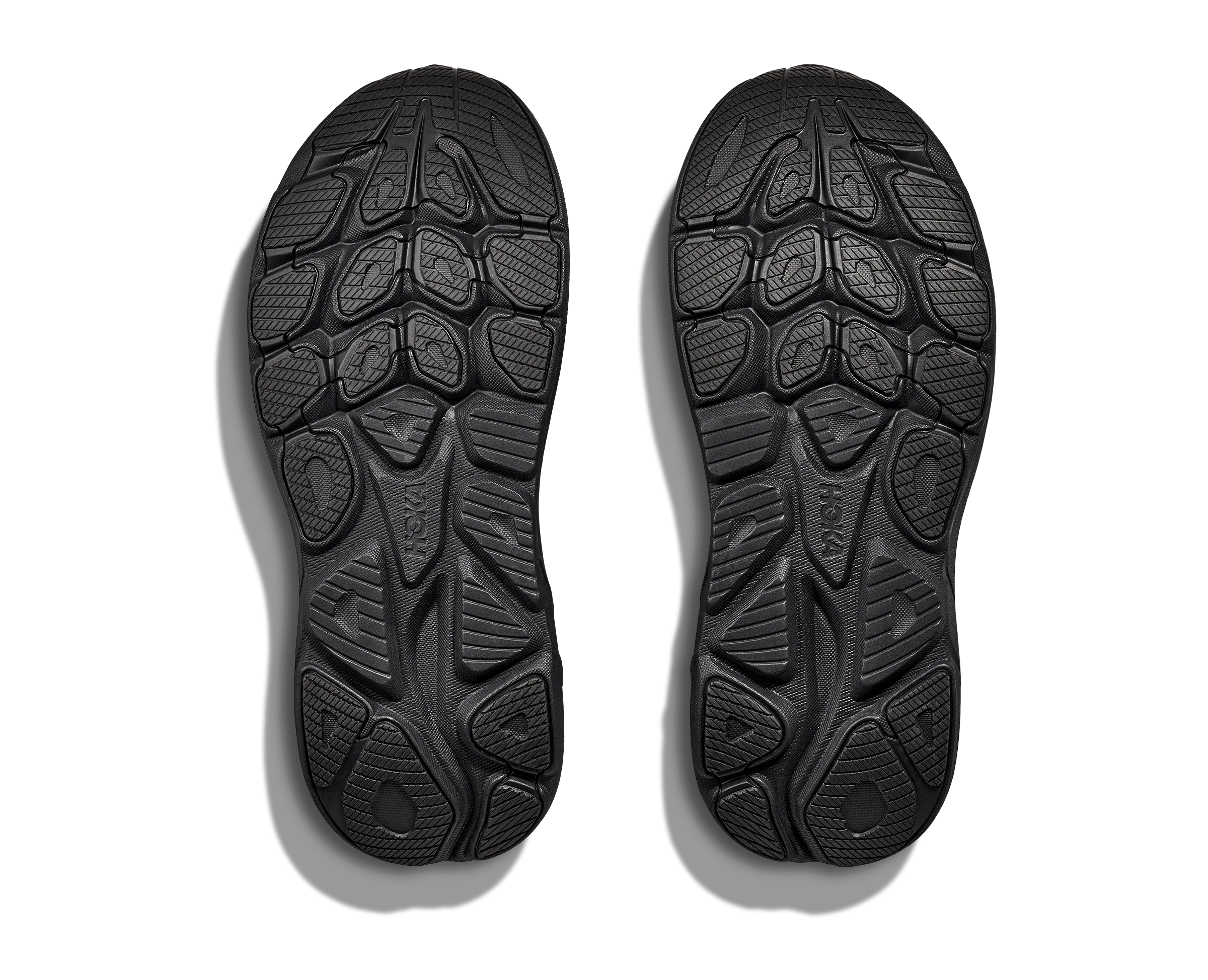 HOKA Men's Clifton 10 Cushioned Running Shoe - Black/Black