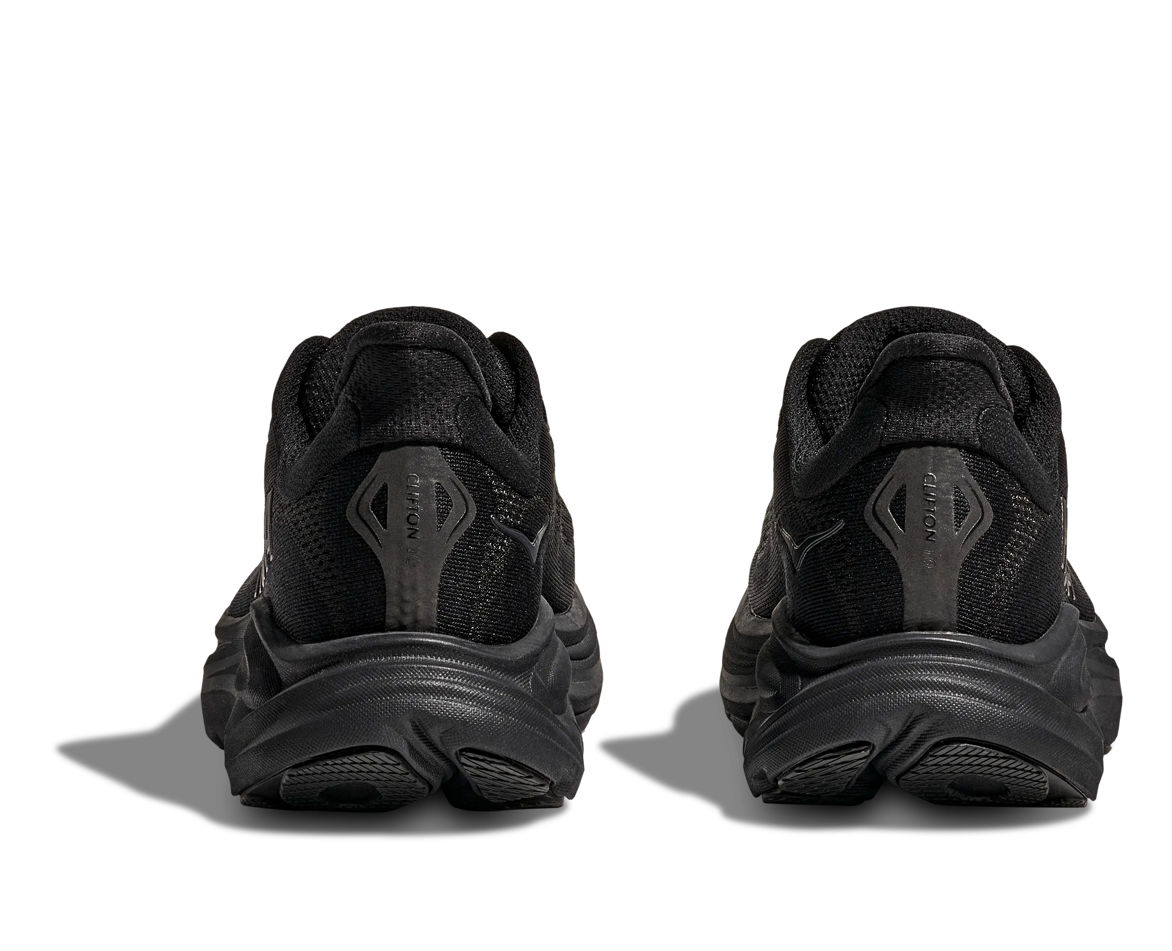 HOKA Men's Clifton 10 Cushioned Running Shoe - Black/Black