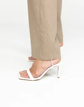 Octans Heels (White Patent) - By Billini