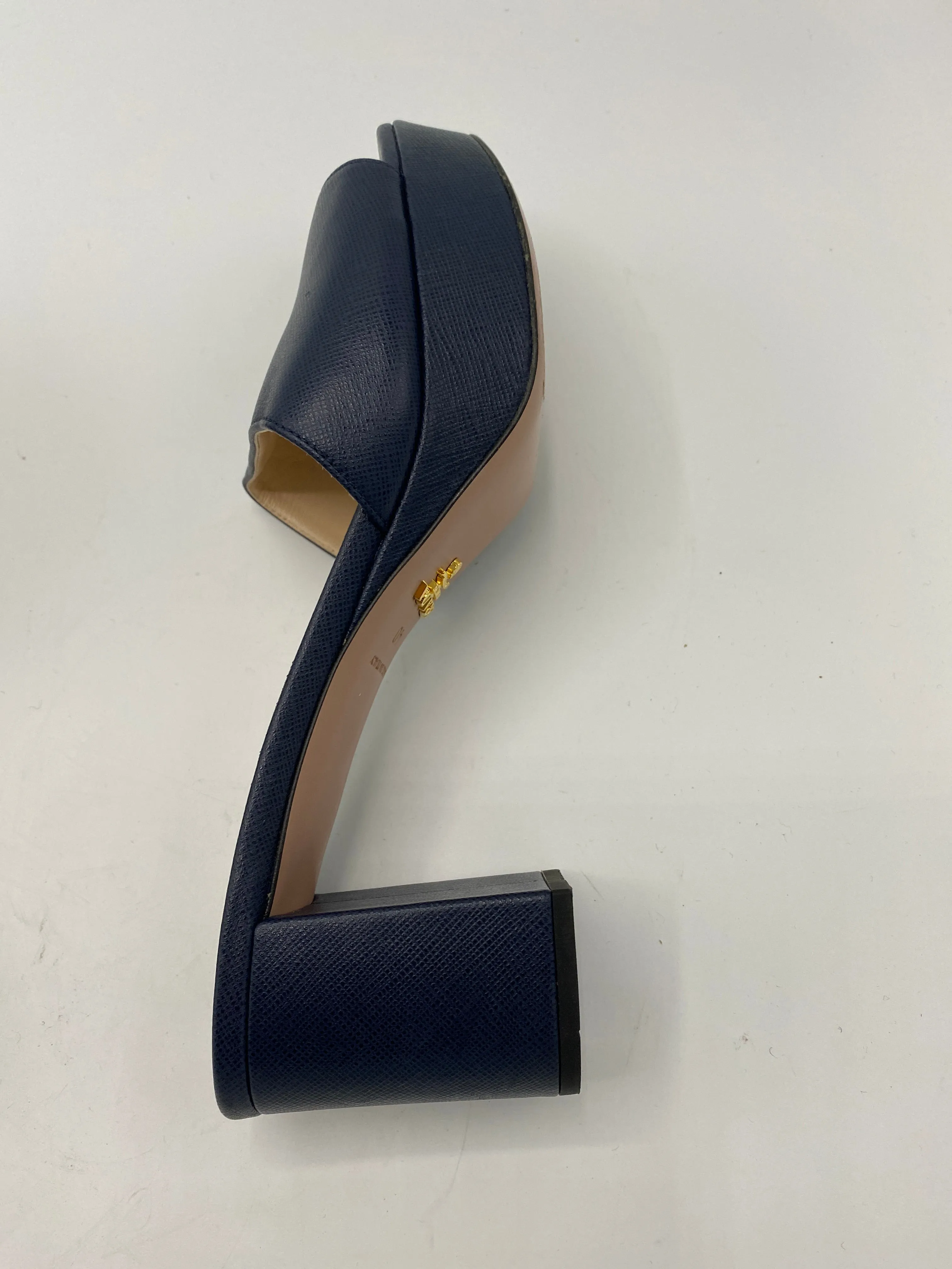 Prada logo mules