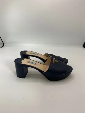 Prada logo mules