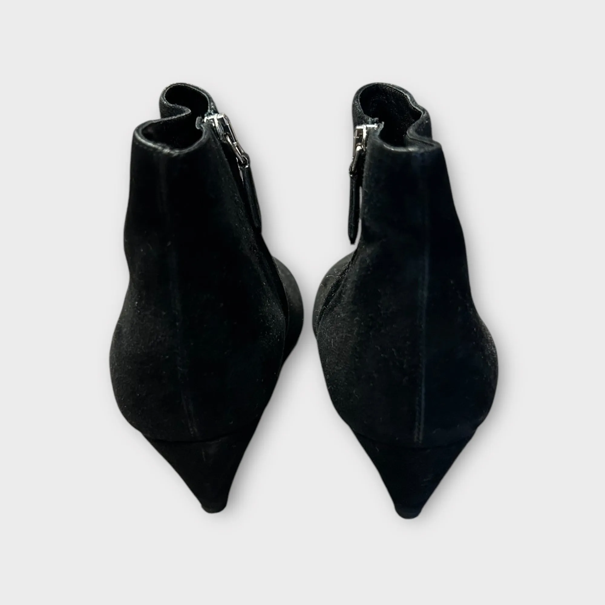 PRADA Suede Kitten Heel - Size 34.5