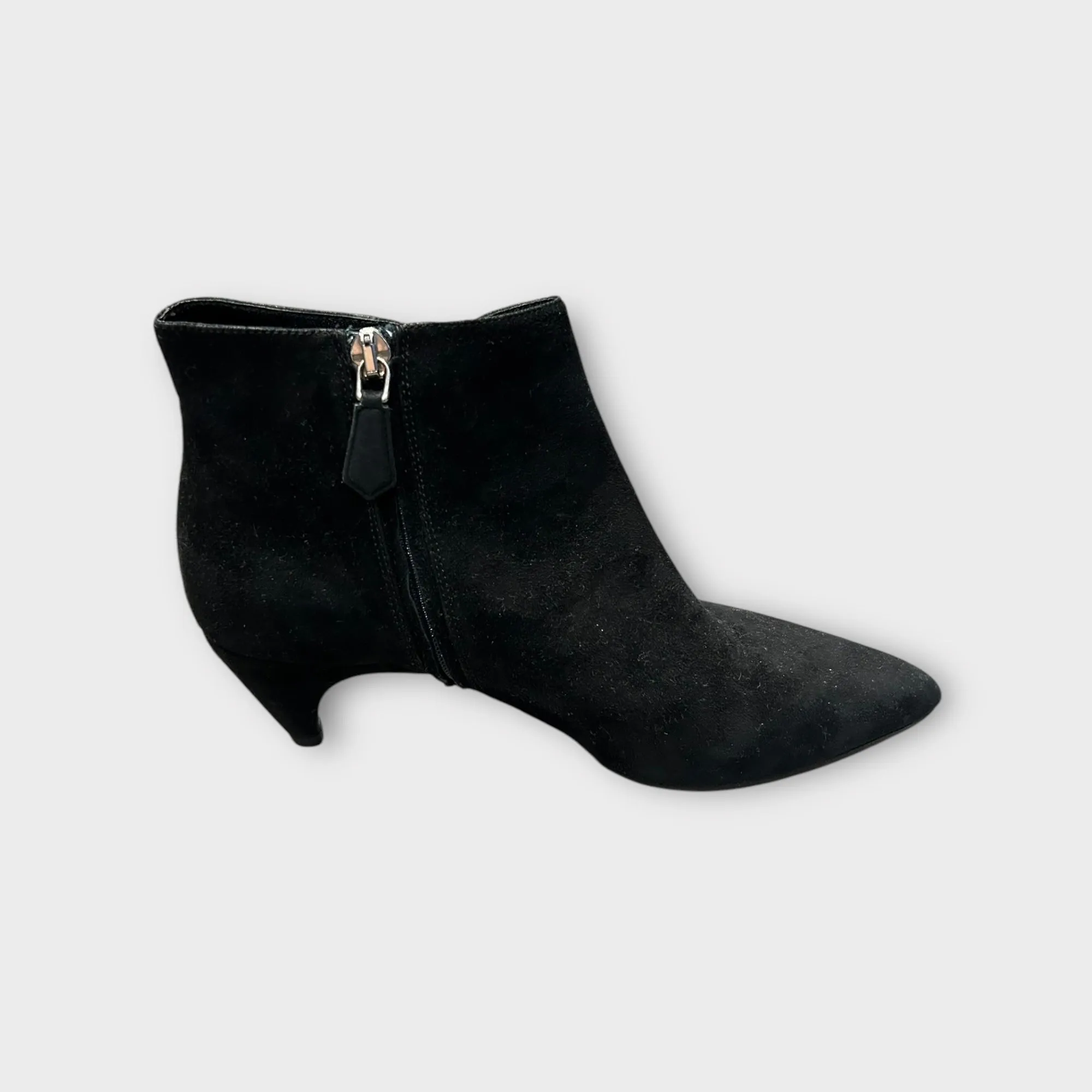 PRADA Suede Kitten Heel - Size 34.5