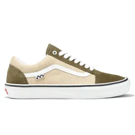 Skate Old Skool (Dark Olive/White)