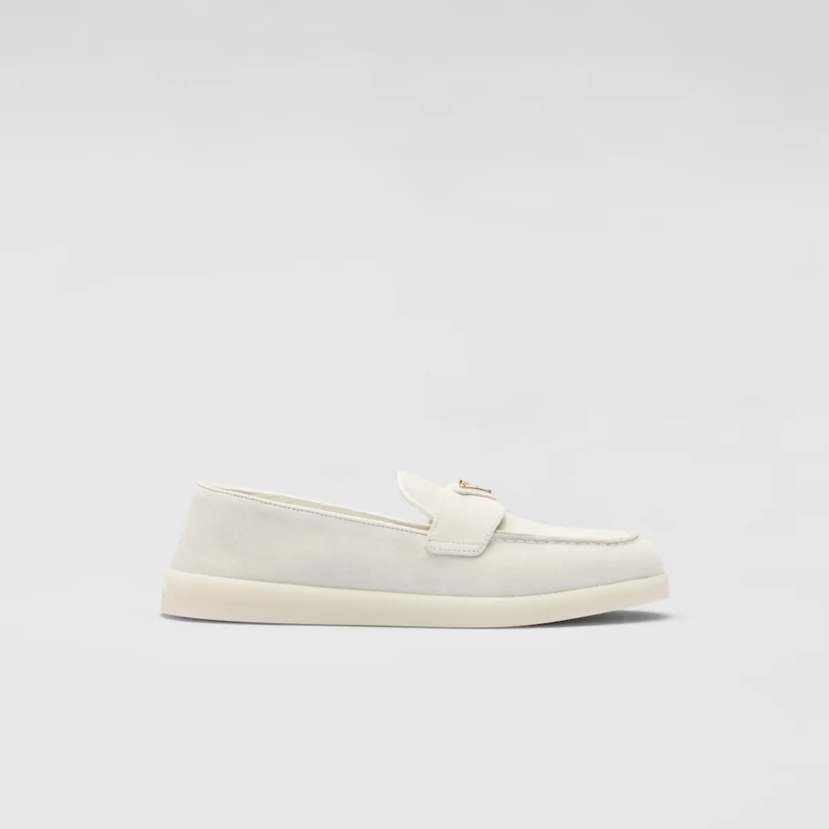 Suede leather loafers