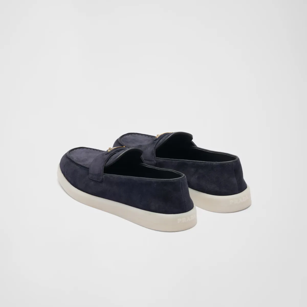 Suede leather loafers