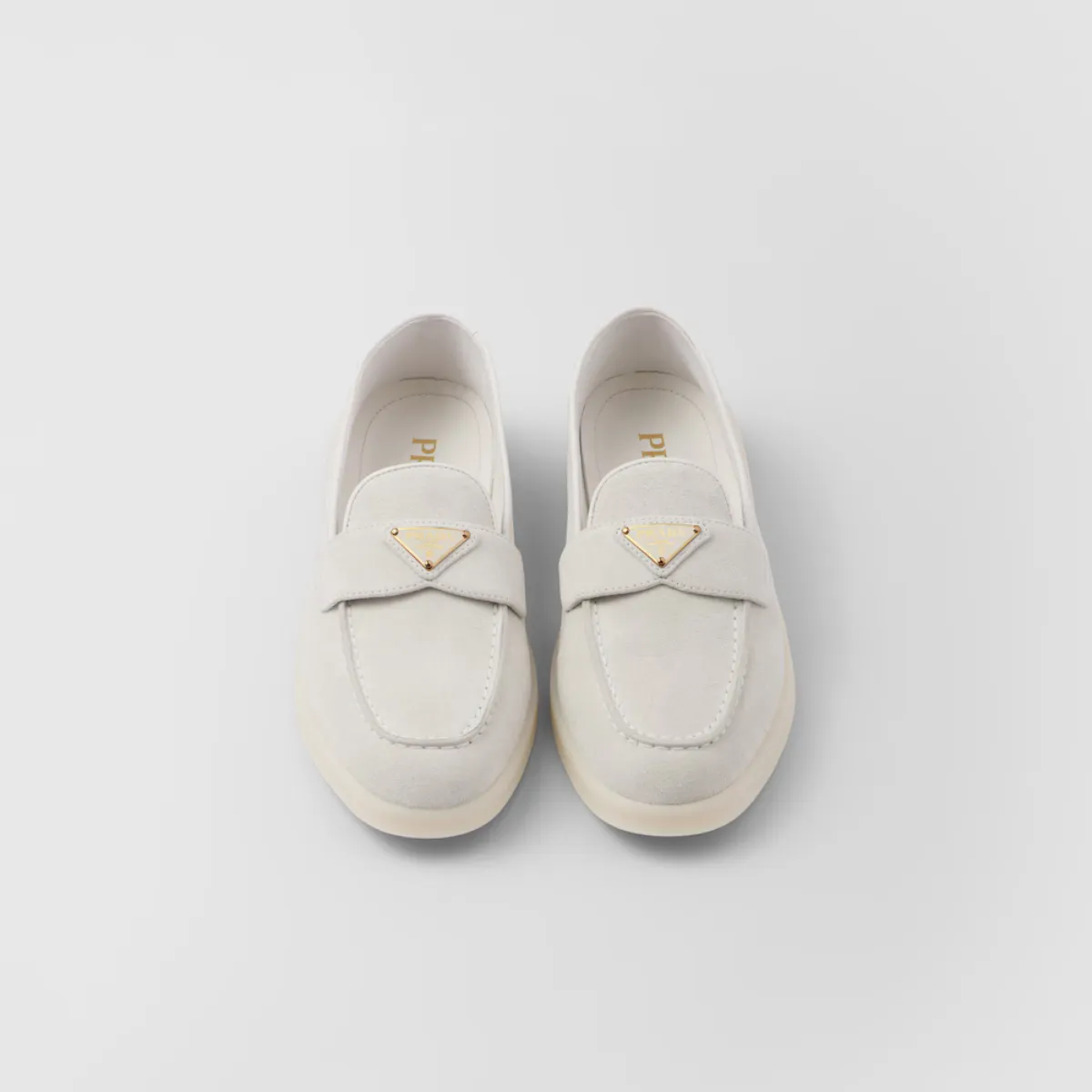 Suede leather loafers